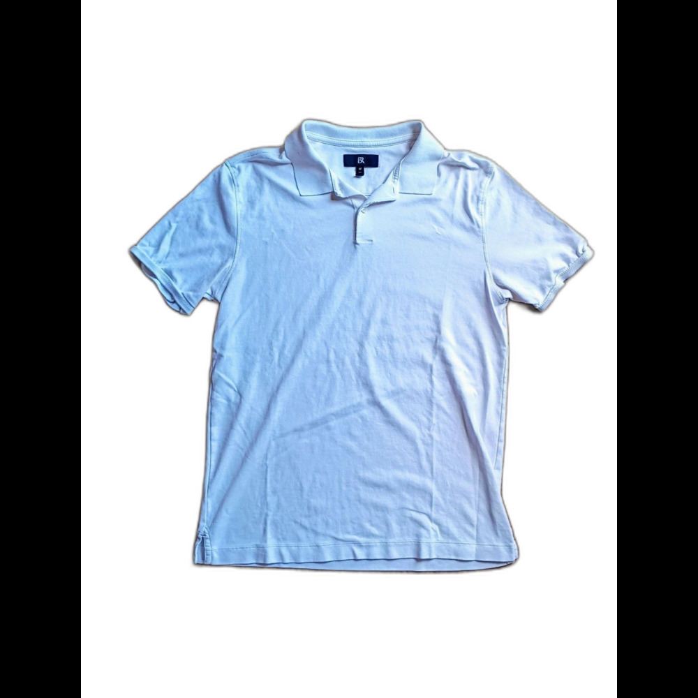 Banana Republic White Polo Shirt M